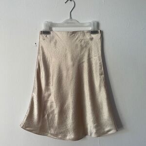 Babaton Aritzia satin skirt